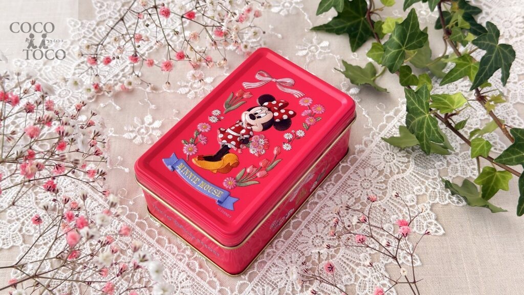 東京ディズニーリゾート_「チョコレート缶 ミニー」のパッケージ