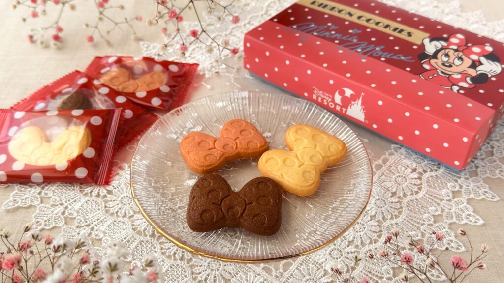 東京ディズニーリゾート_「クッキー紙箱 ミニー」の皿のせ