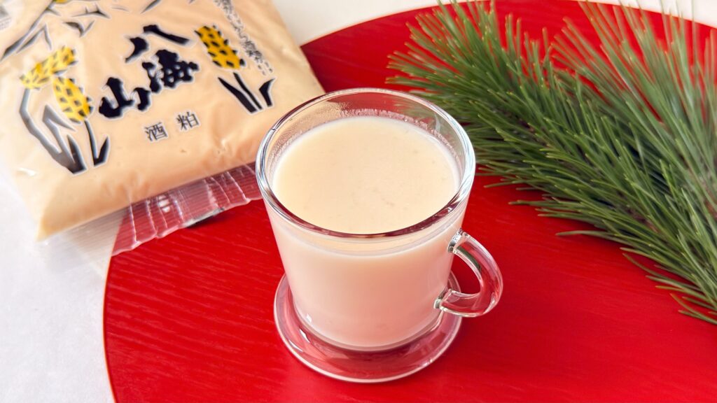 酒粕_「八海山 ねり酒粕」で作った甘酒