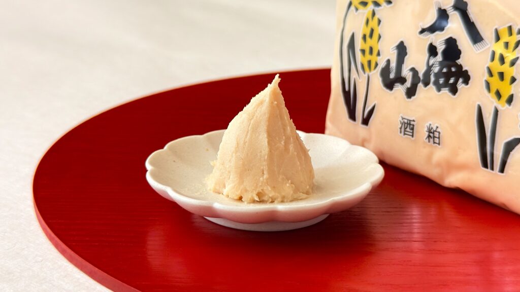 酒粕_「八海山 ねり酒粕」の皿のせ