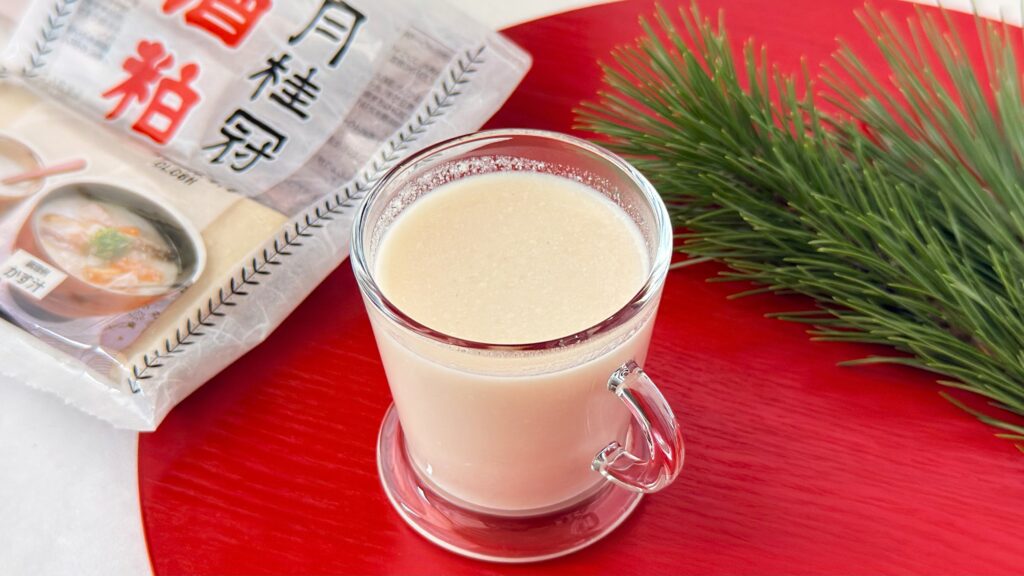 酒粕_「月桂冠 酒粕」で作った甘酒