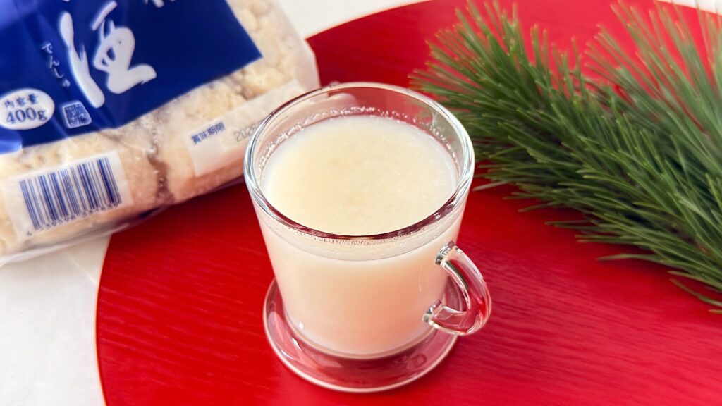 酒粕_「田酒 ばら粕」で作った甘酒