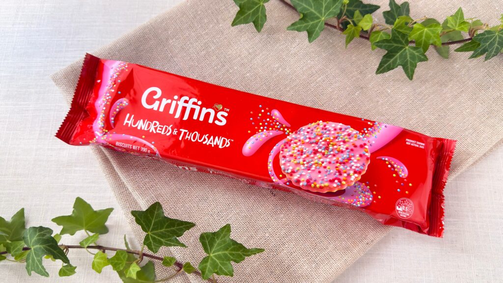 グリフィンズ_葉っぱに囲まれた「ハンドレッド アンド サウザンズ 200g」のパッケージ