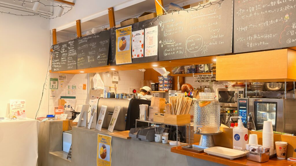 UCC_ドリップポッド「1CHOCOLATE＆1DRIP」2026の店内のにある厨房の様子