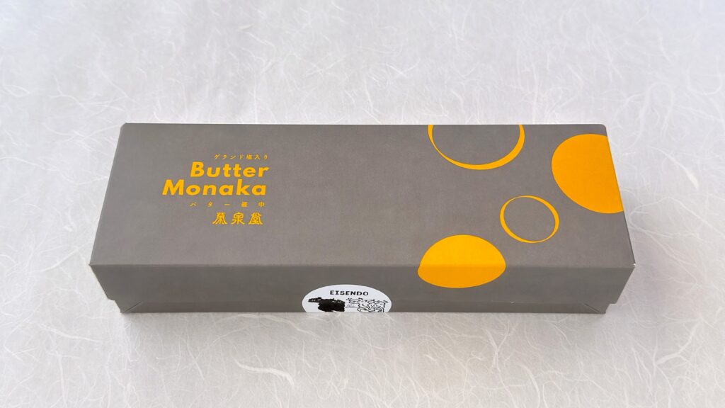 栄泉堂_「バター最中6個入り」のパッケージ