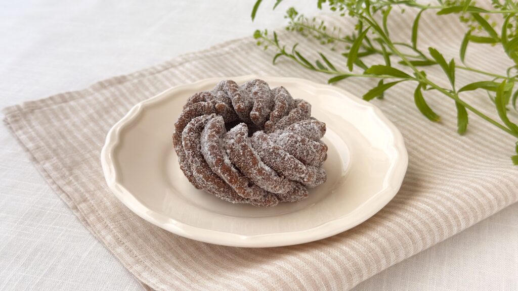 ミスタードーナツ_「ショコラフレンチ」の皿のせ