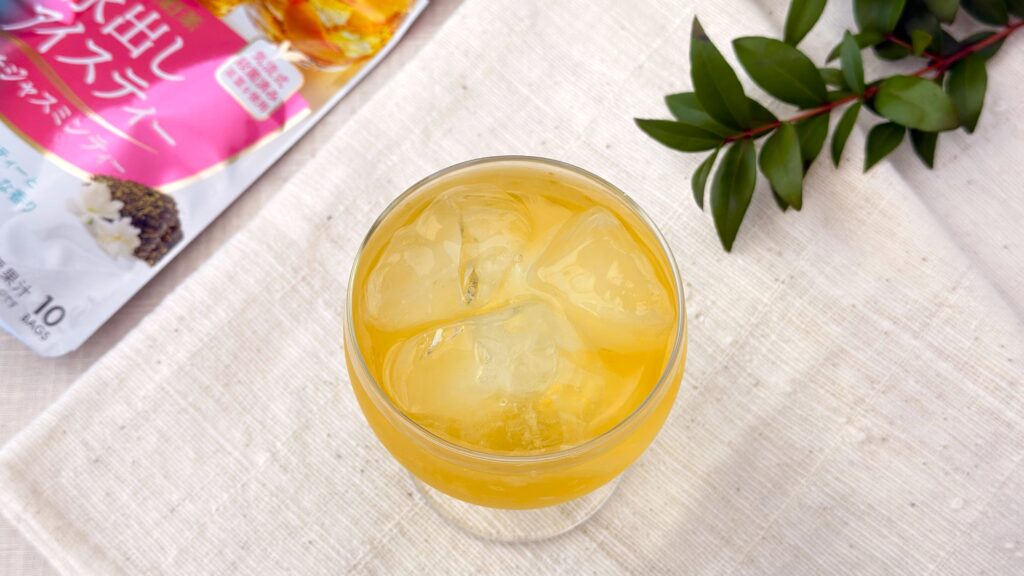 日東紅茶_冷水で抽出した「水出しアイスティー ピーチジャスミンティー」