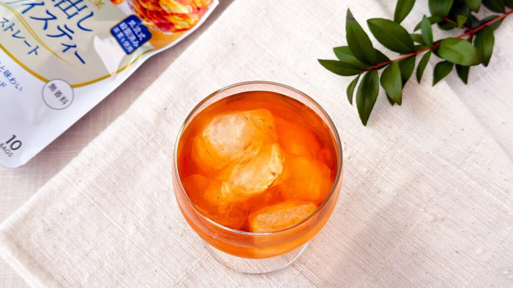 日東紅茶_冷水で抽出した「水出しアイスティー ストレート」