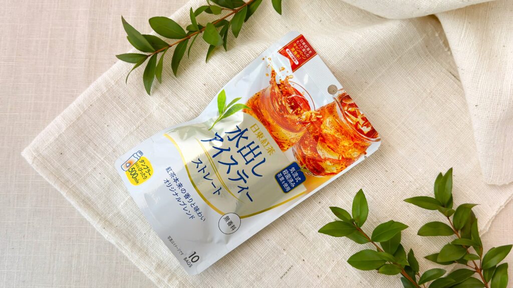 日東紅茶_「水出しアイスティー ストレート」のパッケージ
