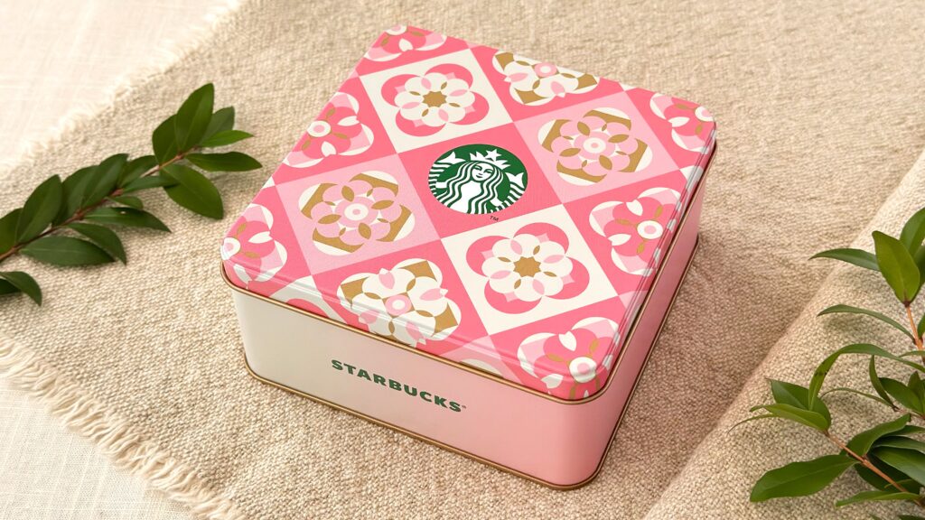 スターバックス_「桜の4種クッキーアソート」のパッケージ