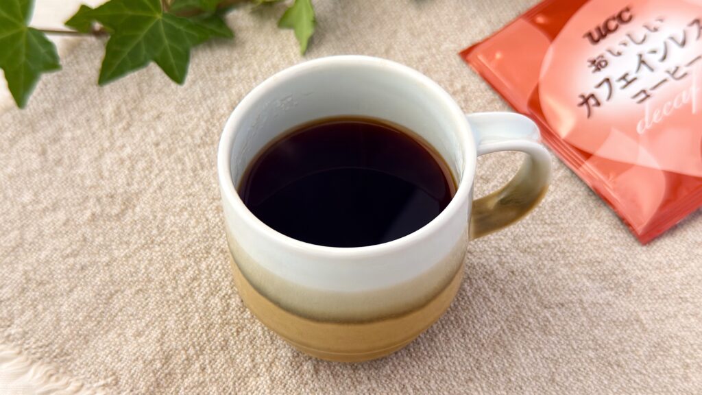UCC_淹れたての「おいしいカフェインレスコーヒーワンドリップコーヒー コク深め」