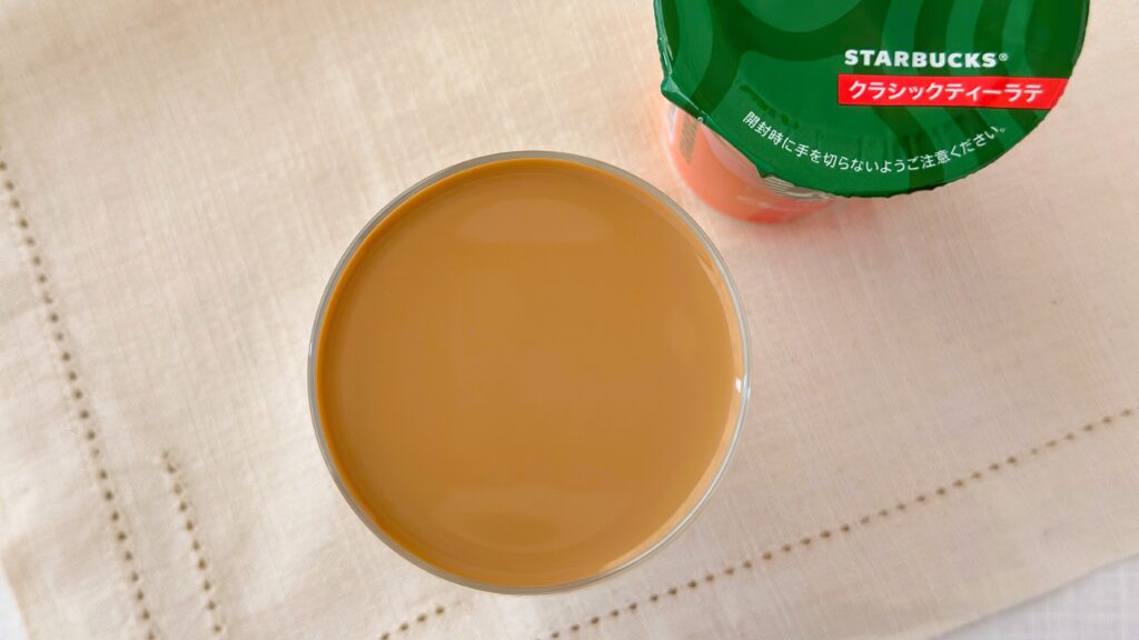 スターバックス_「クラシックティーラテ」の中身
