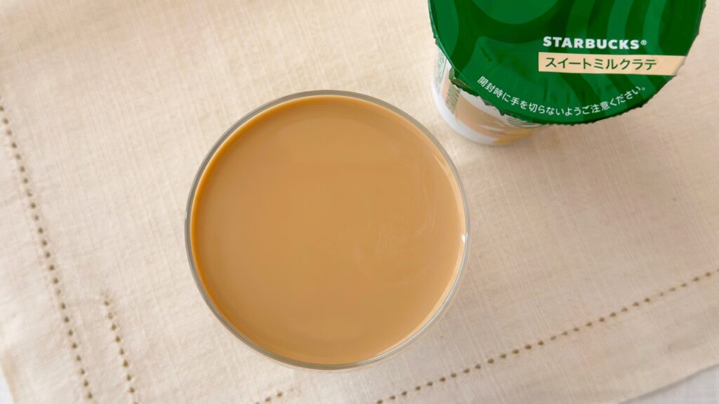 スターバックス_「スイートミルクラテ」の中身