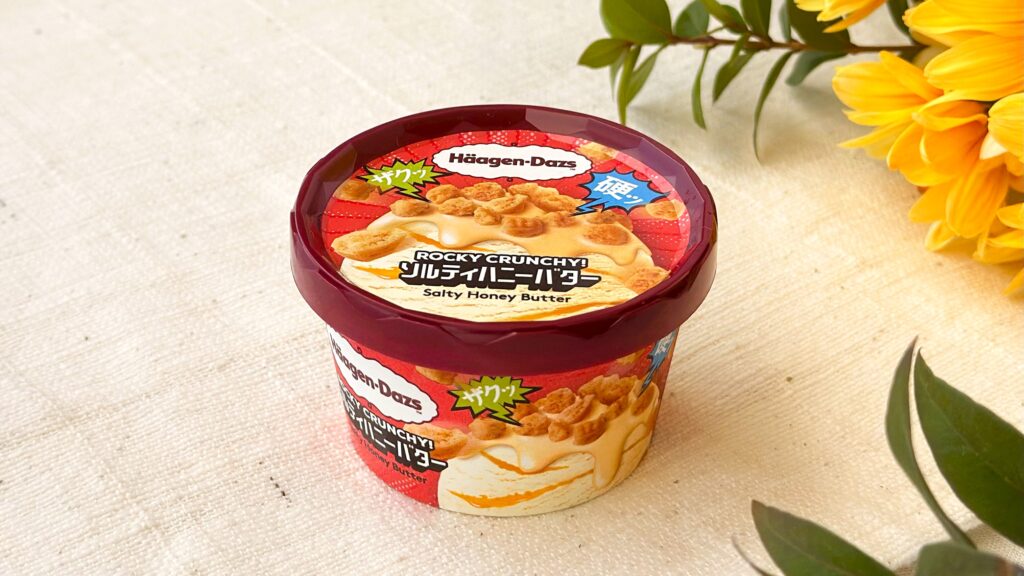 ハーゲンダッツ_「ROCKYCRUNCHY!ストロベリーブラックココア」のパッケージ