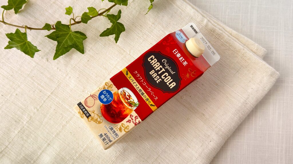 日東紅茶_「オリジナルクラフトコーラベース」のパッケージ