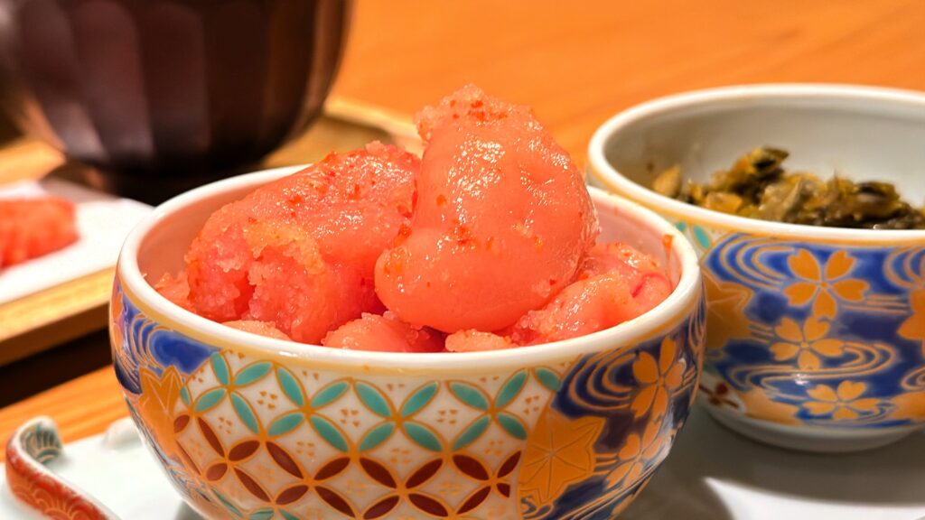 やまや_食べ放題明太子の皿盛り