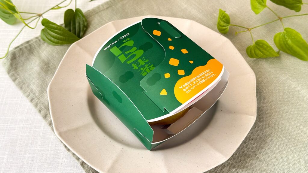 ミスタードーナツ_「ドら抹茶 栗あん抹茶ホイップ」のパッケージ