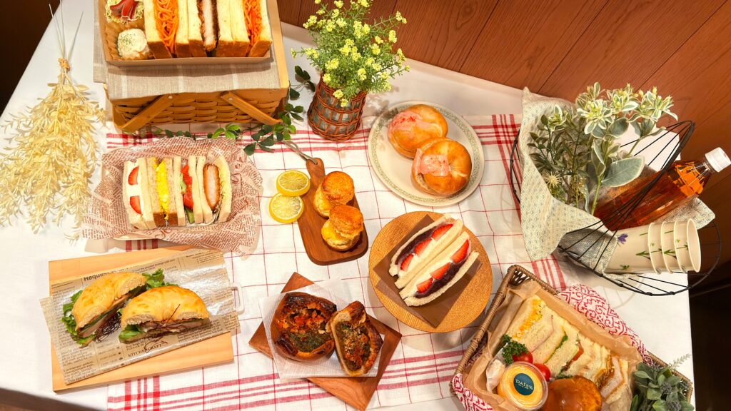 エキュート大宮_エキナカパンめぐりのパンの皿盛り