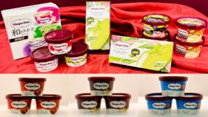 ハーゲンダッツ_2026年新パッケージのアイスクリームや新商品が並んでいる様子