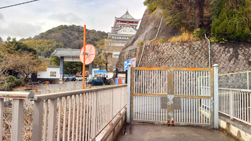 ホテルニューアカオ_整備前の熱海城へのアクセルルート