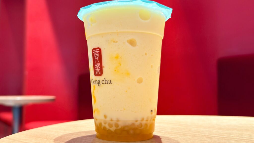 ゴンチャ_「マンゴーミニパールジェラッティー」の中身