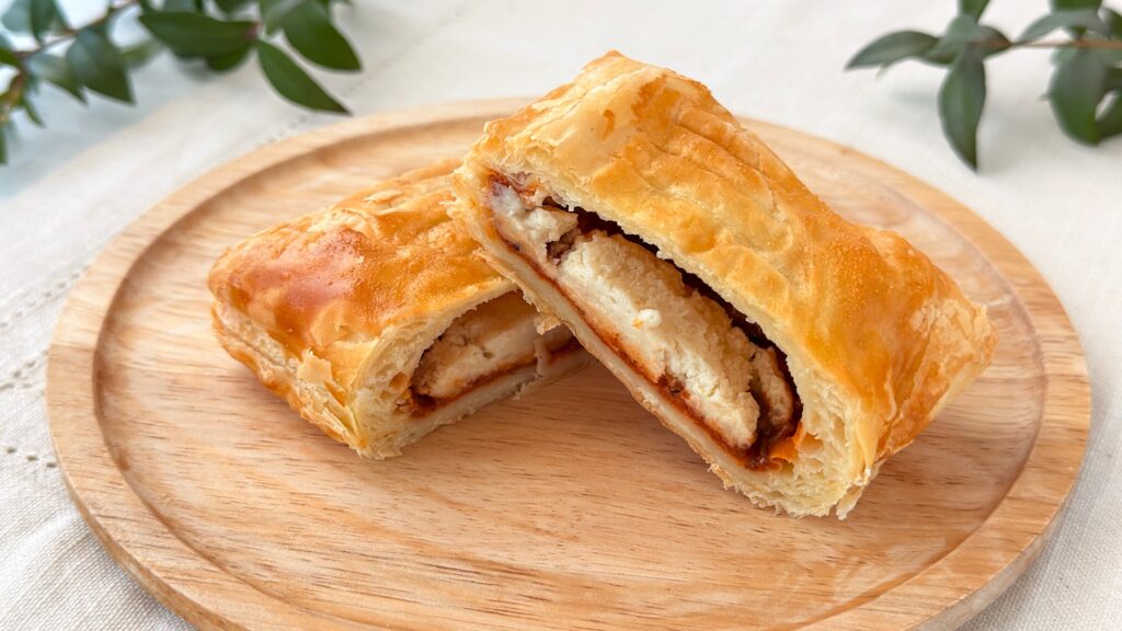 ミスタードーナツ_「ミートソースとマッシュポテトパイ」の断面