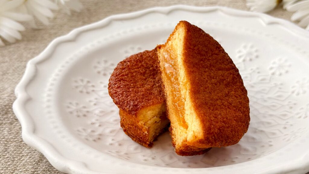 ロッテ_温めた「ザ・バター」の断面