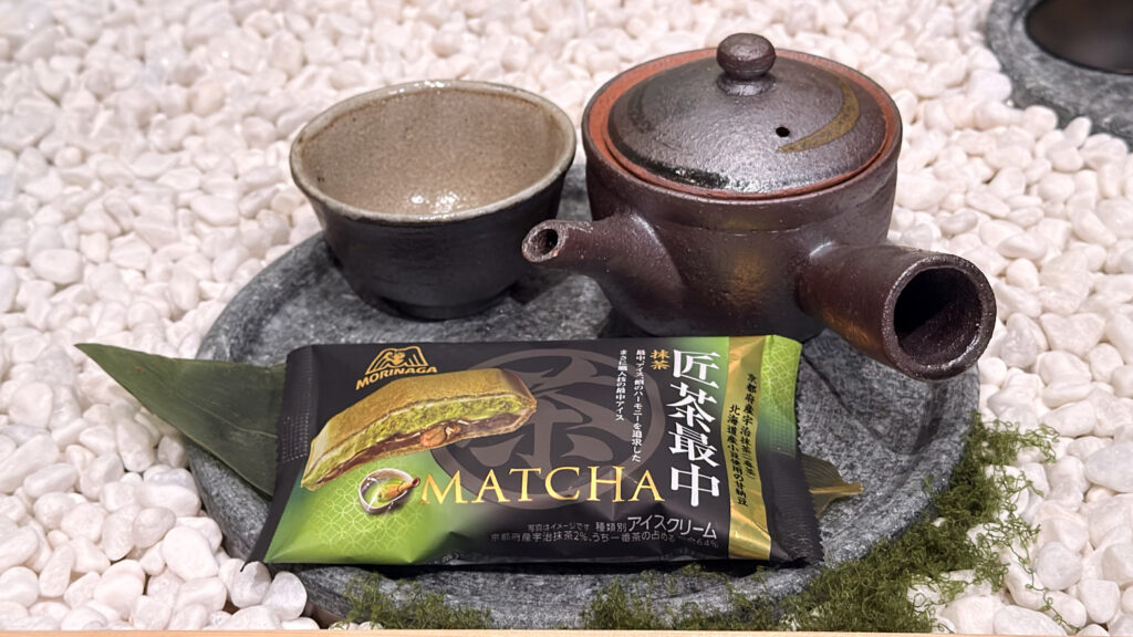 セブン-イレブン_展示ブースに置かれた「匠茶最中」