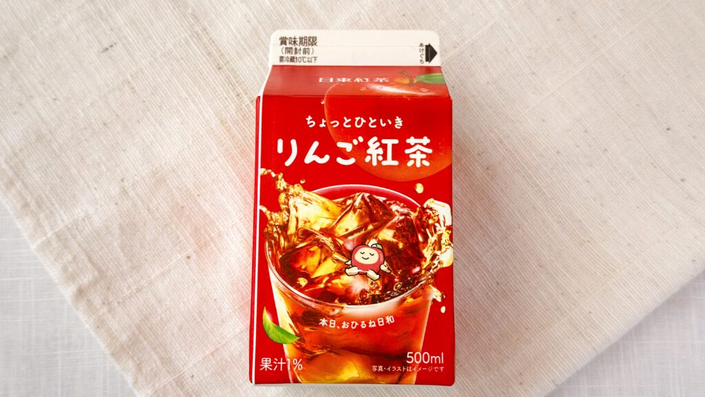 三井農林株式会社_「日東紅茶 りんご紅茶」のパッケージ