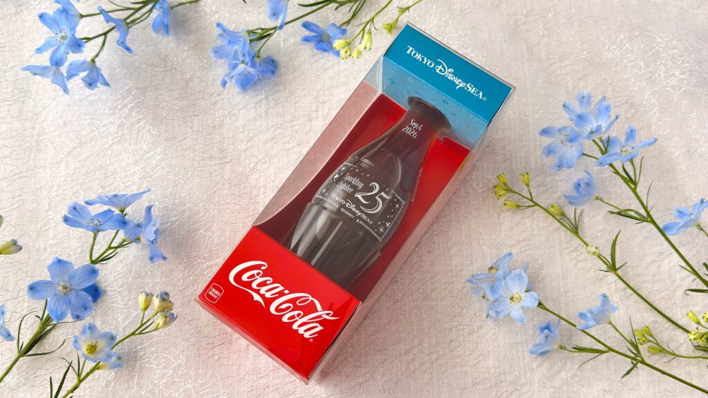 東京ディズニーリゾート_「コカ・コーラPET紙箱 東京ディズニーシー25周年 スパーリングジュビリー」のパッケージ