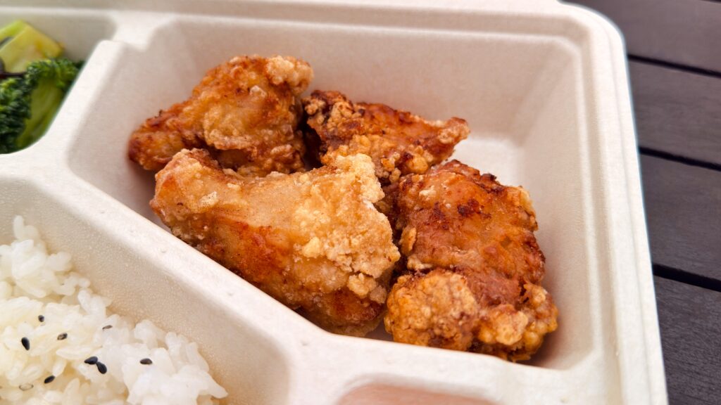 かどや_『究極の純正ごま油BOX』から揚げ BOXの唐揚げ