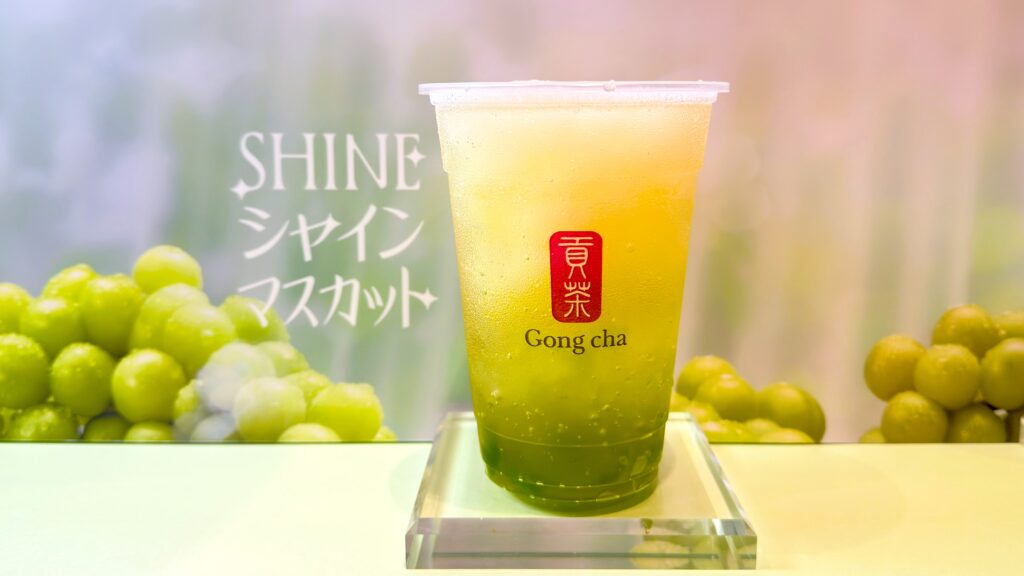 ゴンチャ_「SHINE シャインマスカット ジェラッティー（FROZEN）」
