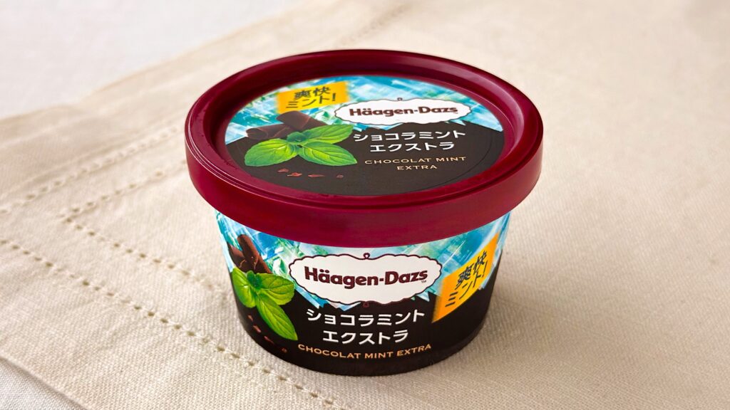 ハーゲンダッツ_ミニカップ『ショコラミント エクストラ』のパッケージ