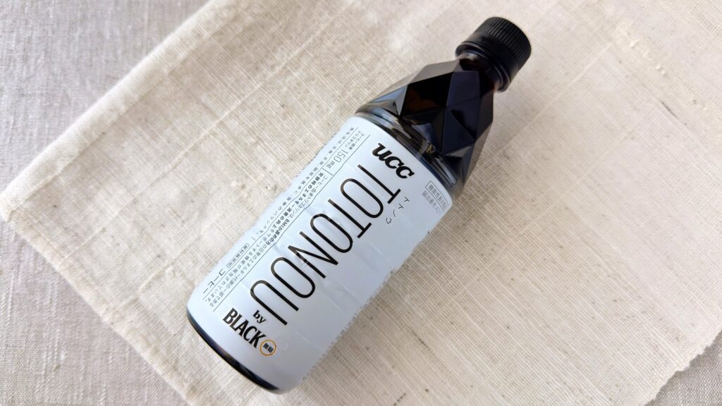 UCC_「UCC TOTONOU(トトノウ) by BLACK無糖 PET500ml」のパッケージ