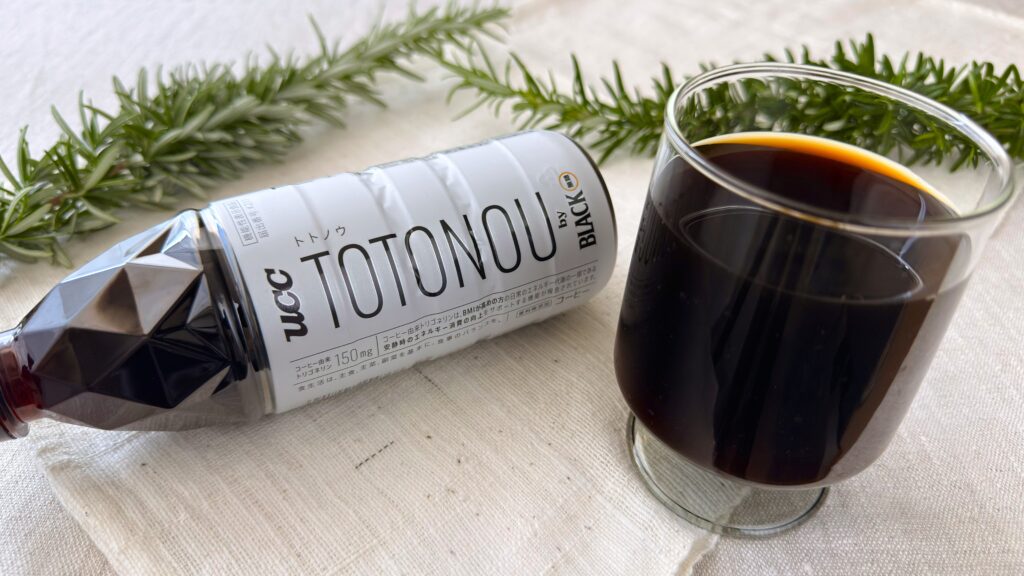 UCC_「UCC TOTONOU(トトノウ) by BLACK無糖 PET500ml」と中身
