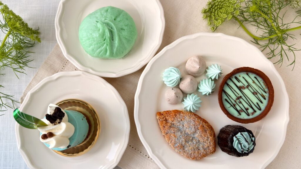エキュート大宮_「チョコっと食べてミント」の皿盛り