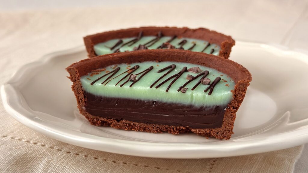 エキュート大宮_「チョコミントタルト」の断面