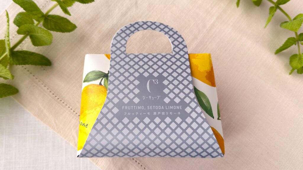 シーキューブ_「FRUTTIMO,SETODA LIMONE 瀬戸田リモーネ 」のパッケージ