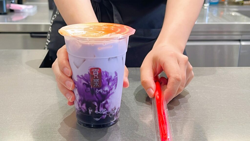 ゴンチャ_できたての「JUICY巨峰」