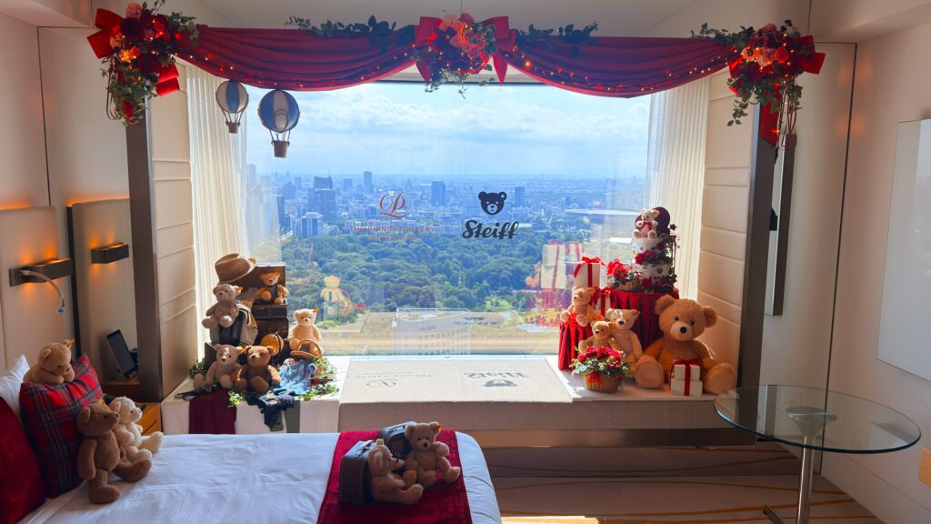 ザ・プリンスギャラリー 東京紀尾井町_Gallery Anniversary Stay with Steiffコラボレーションルームの昼の様子