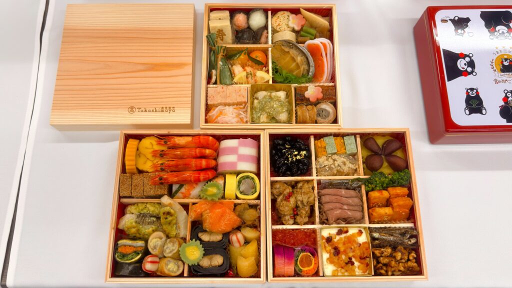 髙島屋_2027年新春髙島屋おせちタカシマヤオリジナル「髙島屋おせち三段重」の中身