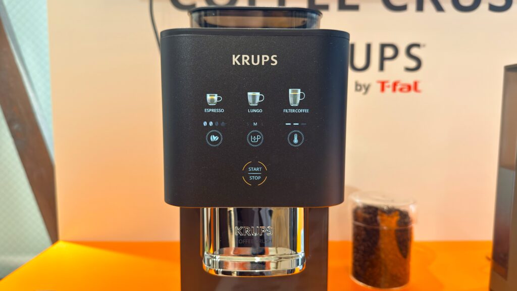 KRUPS by T-fal_COFFEE CRUSH（コーヒークラッシュ）のタッチパネル