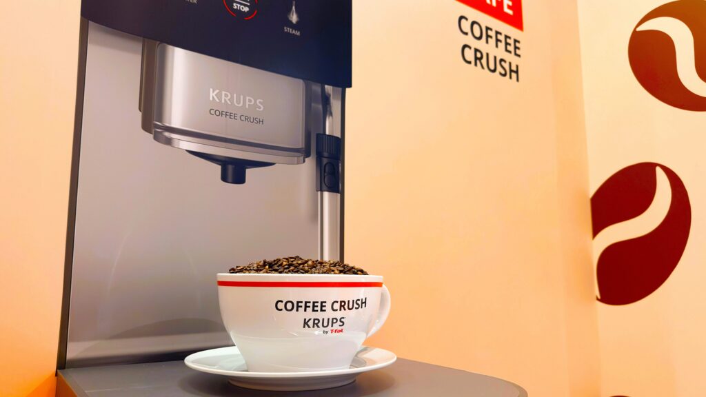 KRUPS by T-fal_原宿ポップアップストア「15cm CAFÉ” KRUPS by T-fal」の店内にあるフォトスポット