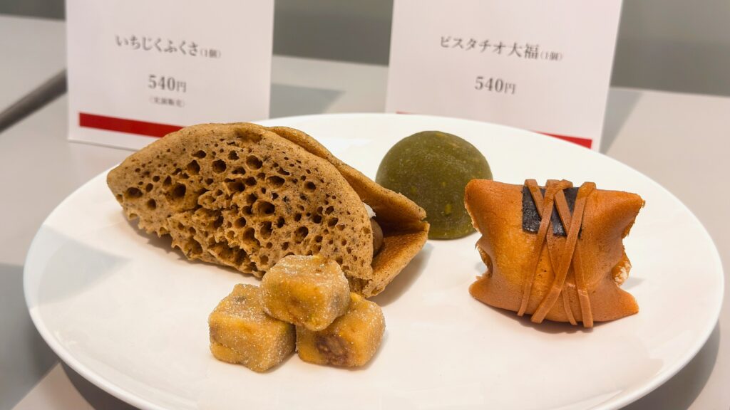 髙島屋_金沢銘菓の皿盛り
