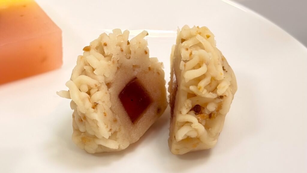髙島屋_風流堂「果実のきんとん」の皿のせ