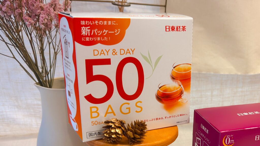 日東紅茶_「デイ＆デイ ティーバッグ」のパッケージ